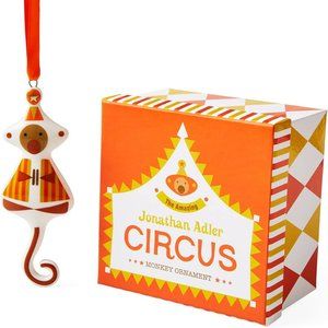 Jonathan Adler Monkey Circus Ornament NWT